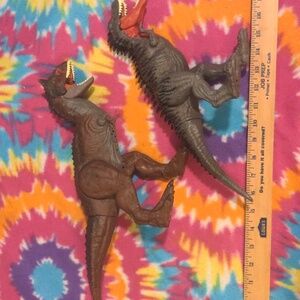 Jurassic World Park Dinosaur Figures - Lot of Two (2) Action and Sound